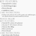 Throw Pillow Draft Listing