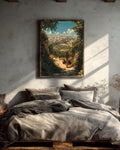 Ancient Jerusalem Canvas Art  Biblical Israelite Woman, Vineyard Scene